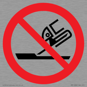 Prohibition: Do not use for face grinding